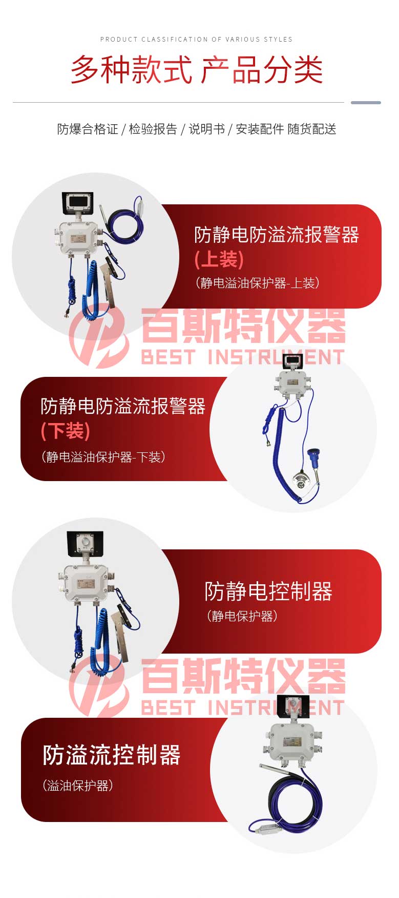 防溢流防靜電控制器